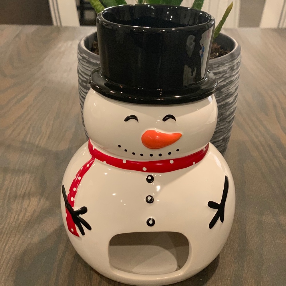 Cobble Creek Snowman Fondue Set